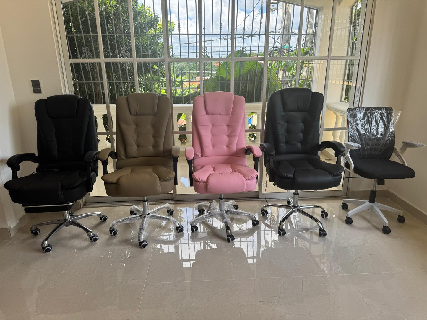 SILLA PARA OFICINA CON MASAJE 7 PUNTOS